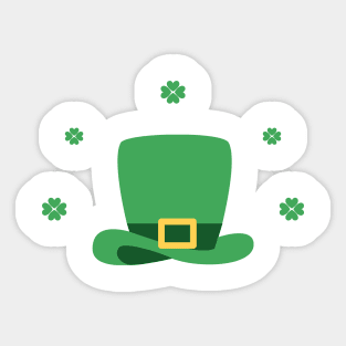 ST PATRICK'S DAY HAT Sticker